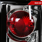 1982-1994 Chevrolet S10/Blazer GMC S15/Sonoma Tail Lights (Chrome Housing/Clear Lens)