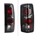 1982-1994 Chevrolet S10/Blazer GMC S15/Sonoma Tail Lights (Chrome Housing/Smoked Lens)