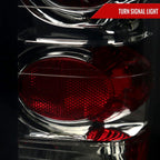 1982-1994 Chevrolet S10/Blazer GMC S15/Sonoma Tail Lights (Chrome Housing/Smoked Lens)