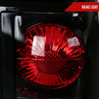 1982-1994 Chevrolet S10/Blazer GMC S15/Sonoma Tail Lights (Matte Black Housing/Clear Lens)