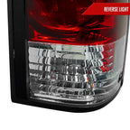 1982-1994 Chevrolet S10/Blazer GMC S15/Sonoma Tail Lights (Chrome Housing/Red Clear Lens)