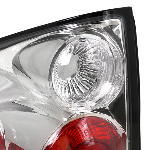 1994-2004 Chevrolet S10/ GMC Sonoma/ Isuzu Hombre Tail Lights (Chrome Housing/Clear Lens)