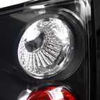 1994-2004 Chevrolet S10/ GMC Sonoma/ Isuzu Hombre Tail Lights (Matte Black Housing/Clear Lens)