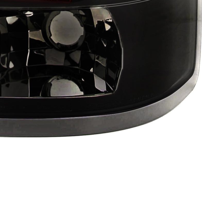 2007-2014 GMC Sierra LED Tail Lights (Glossy Black Housing/Smoked Lens)