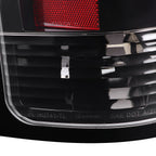 2007-2013 GMC Sierra 1500 / 2007-2014 Sierra 2500HD 3500HD C-Bar LED Tail Lights (Jet Black Housing/Clear Lens)