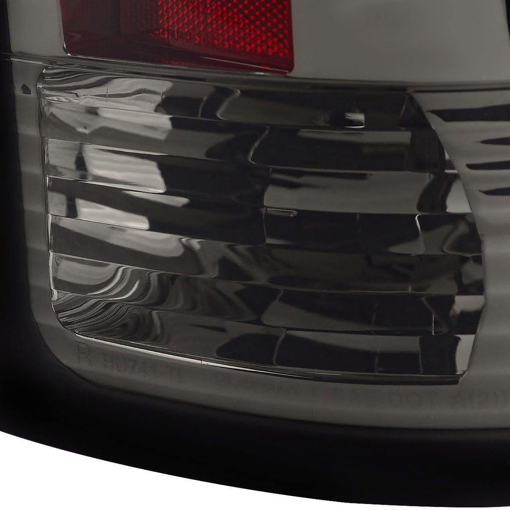 2007-2013 GMC Sierra 1500 / 2007-2014 Sierra 2500HD 3500HD C-Bar LED Tail Lights (Chrome Housing/Smoked Lens)