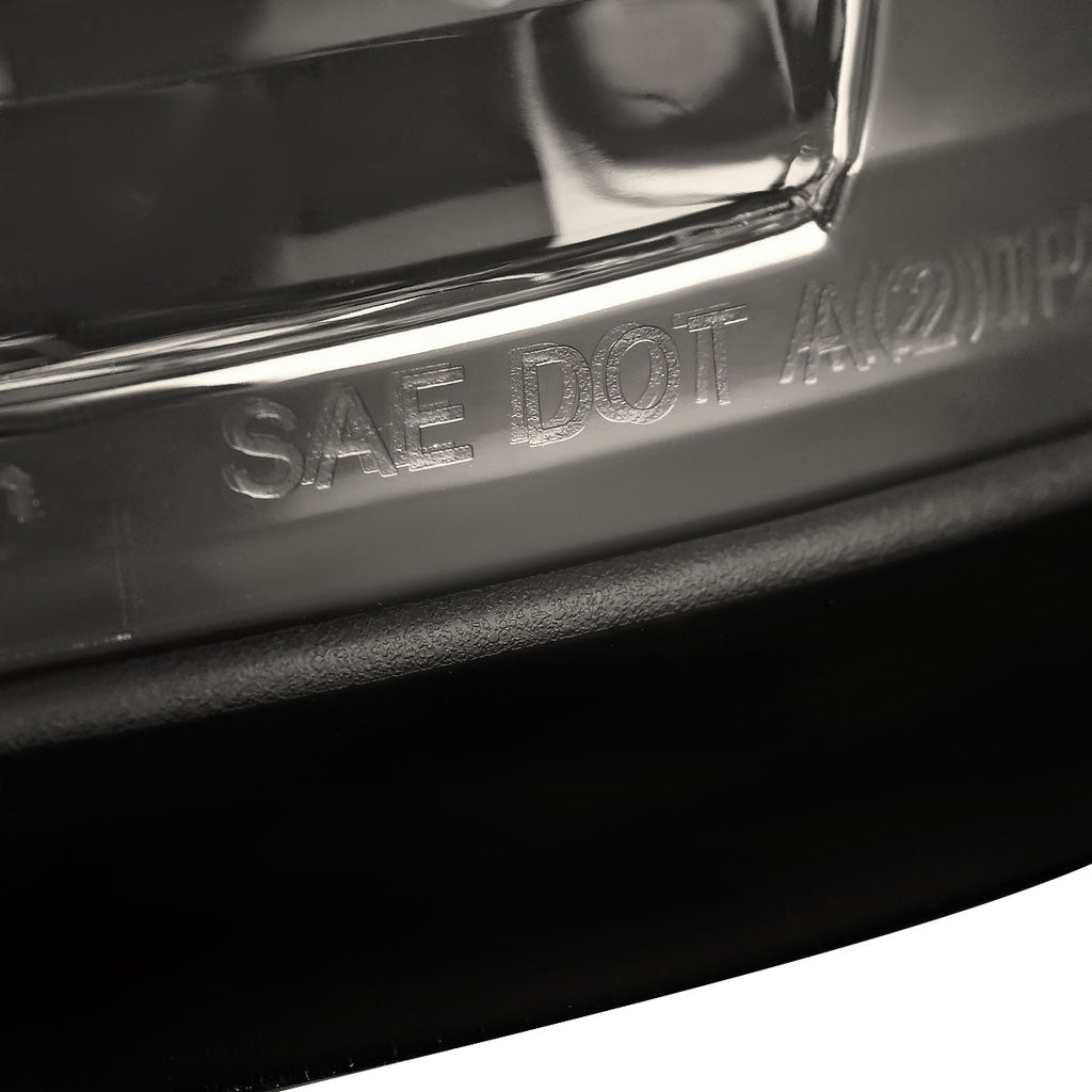 2007-2013 GMC Sierra 1500 / 2007-2014 Sierra 2500HD 3500HD C-Bar LED Tail Lights (Chrome Housing/Smoked Lens)