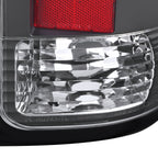 2007-2013 GMC Sierra 1500 / 2007-2014 Sierra 2500HD 3500HD C-Bar LED Tail Lights (Matte Black Housing/Clear Lens)