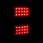 2007-2013 GMC Sierra 1500 / 2007-2014 Sierra 2500HD 3500HD LED Tail Lights - V2 (Matte Black Housing/Clear Lens)
