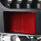 2007-2013 GMC Sierra 1500 / 2007-2014 Sierra 2500HD 3500HD LED Tail Lights - V2 (Matte Black Housing/Clear Lens)
