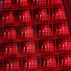 2007-2013 GMC Sierra 1500 / 2007-2014 Sierra 2500HD 3500HD C-Bar LED Tail Lights (Chrome Housing/Red Clear Lens)