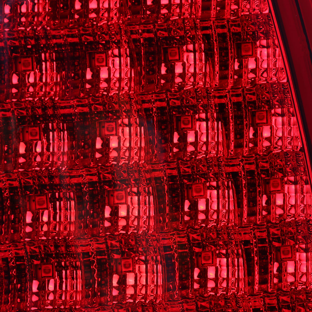 2007-2013 GMC Sierra 1500 / 2007-2014 Sierra 2500HD 3500HD C-Bar LED Tail Lights (Chrome Housing/Red Clear Lens)