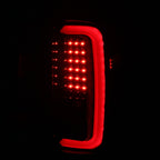 2014-2018 GMC Sierra 1500/2500HD/3500HD LED Tail Lights (Jet Black Housing/Clear Lens)