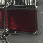 2014-2018 GMC Sierra 1500/2500HD/3500HD LED Tail Lights (Chrome Housing/Smoked Lens)