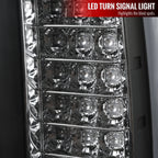 2014-2018 GMC Sierra 1500/2500HD/3500HD LED Tail Lights (Matte Black Housing/Clear Lens)