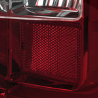 2014-2018 GMC Sierra 1500/2500HD/3500HD LED Tail Lights (Chrome Housing/Red Smoked Lens)