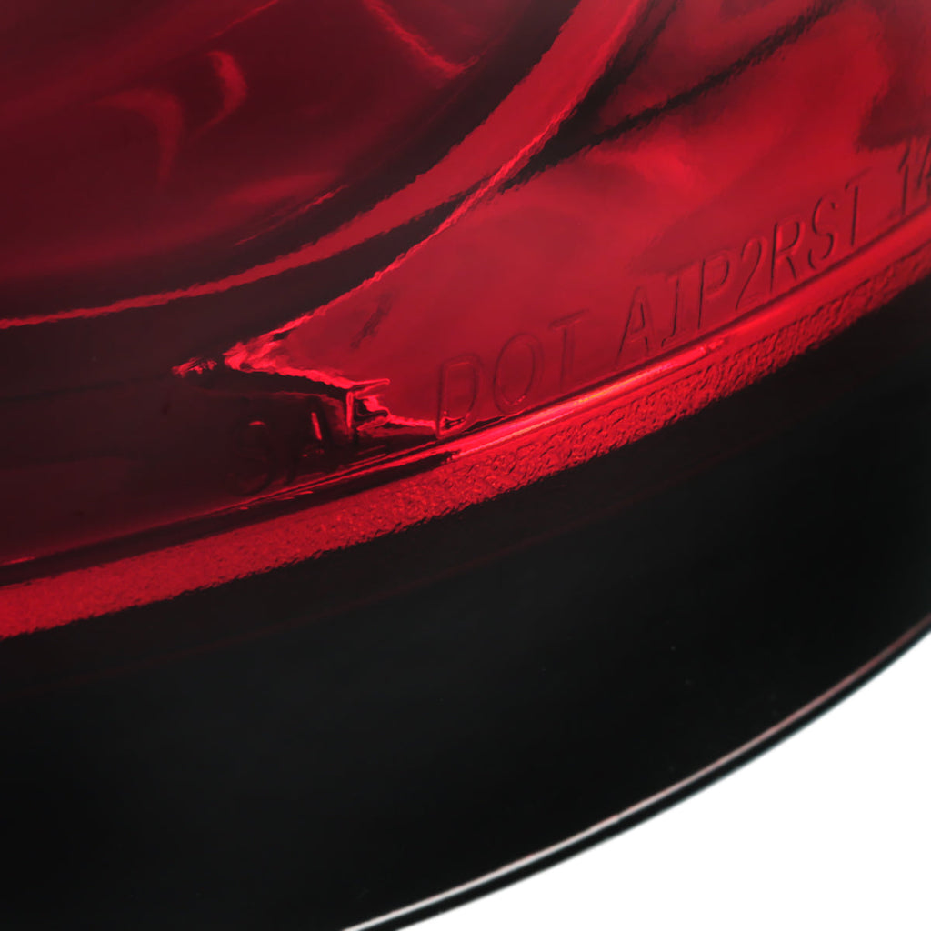 2014-2018 GMC Sierra 1500/2500HD/3500HD LED Tail Lights (Chrome Housing/Red Lens)