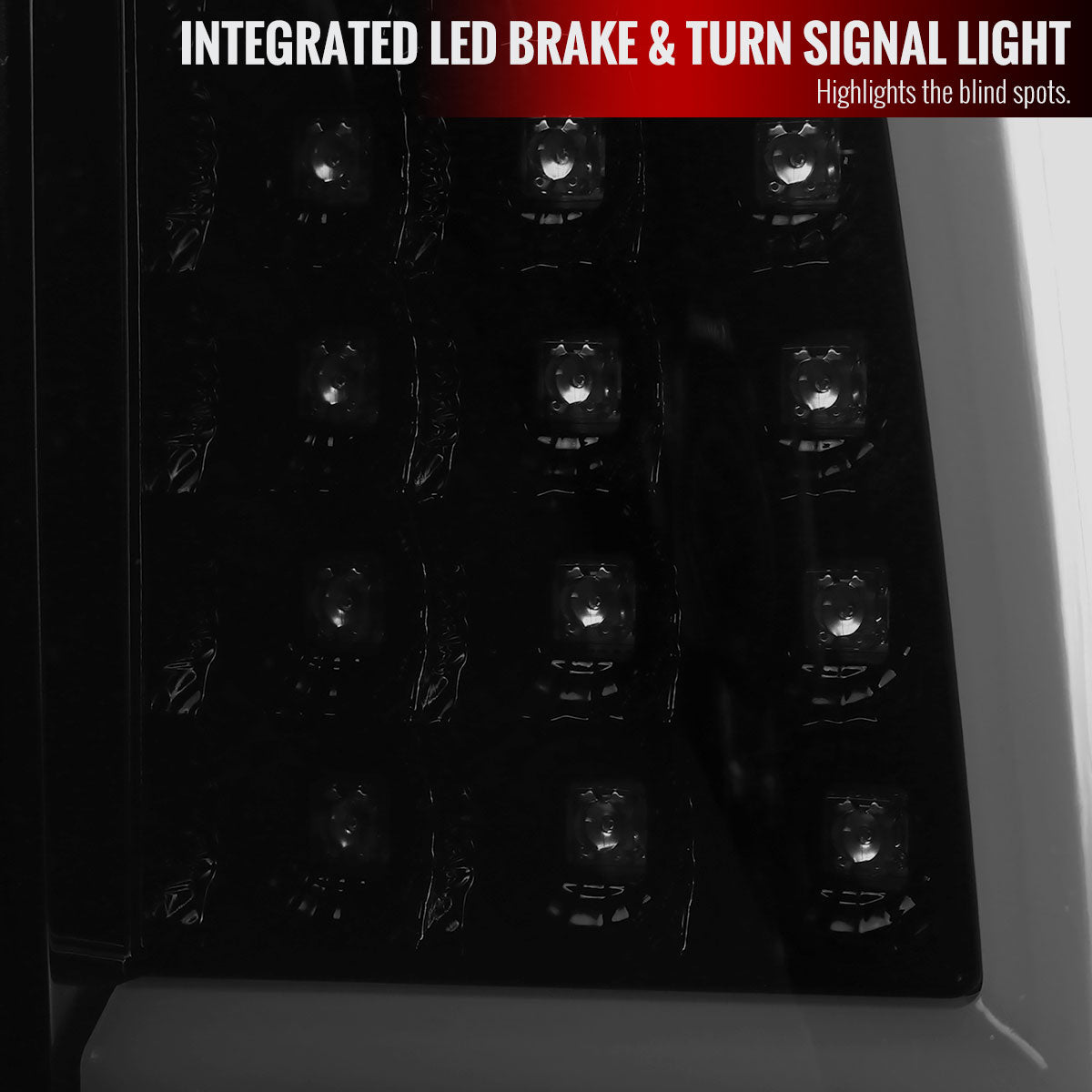 2003-2006 Chevrolet Silverado LED Tail Lights - G2 (Glossy Black Housing/Smoked Lens)
