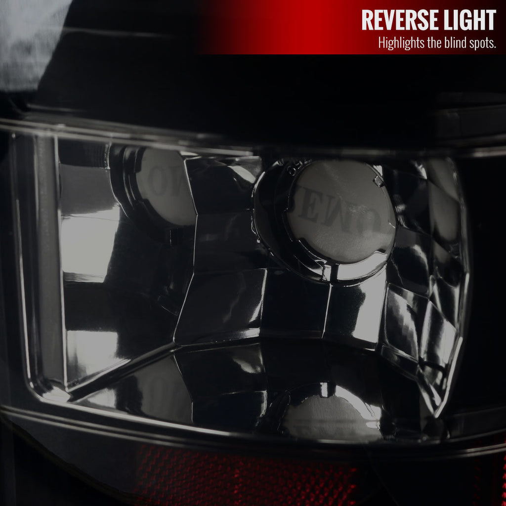 2003-2006 Chevrolet Silverado LED Tail Lights - G2 (Glossy Black Housing/Smoked Lens)