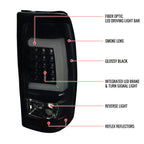 2003-2006 Chevrolet Silverado LED Tail Lights - G2 (Glossy Black Housing/Smoked Lens)