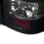 2003-2006 Chevrolet Silverado LED Tail Lights (Glossy Black Housing/Smoked Lens)