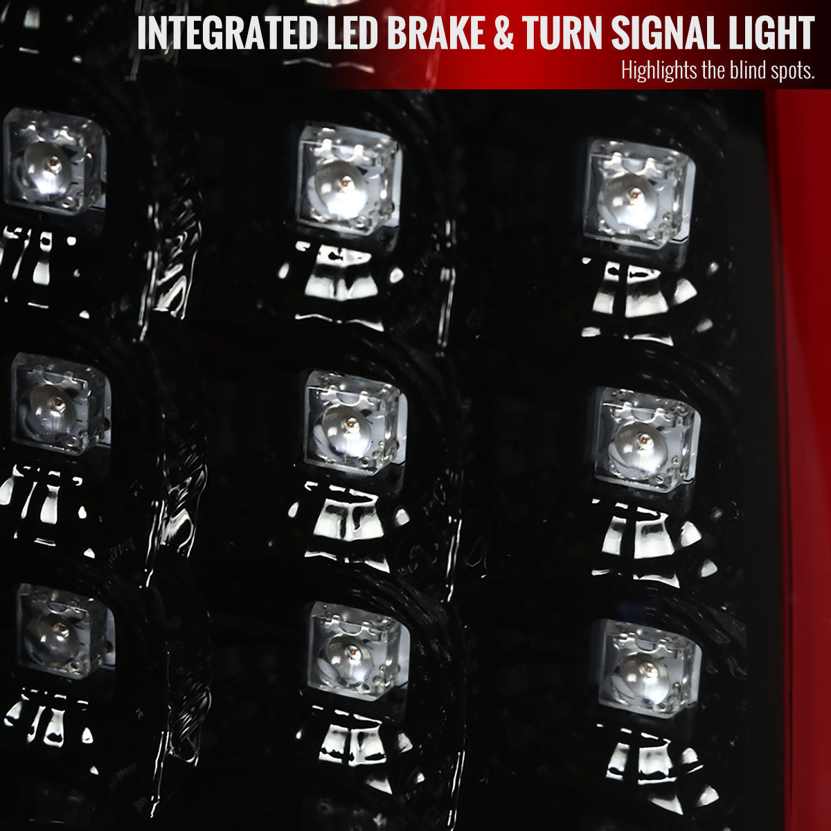 2003-2006 Chevrolet Silverado LED Tail Lights - G2 (Jet Black Housing/Clear Lens)