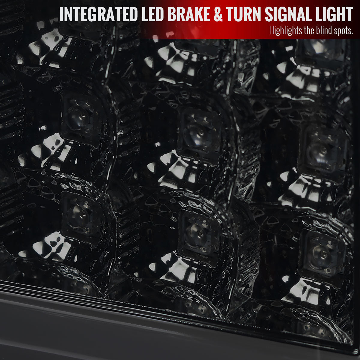 2003-2006 Chevrolet Silverado LED Tail Lights - G2 (Chrome Housing/Smoked Lens)