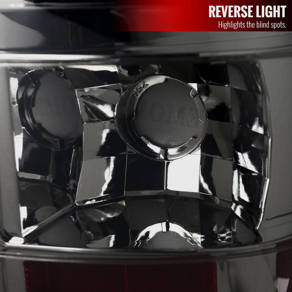 2003-2006 Chevrolet Silverado LED Tail Lights - G2 (Chrome Housing/Smoked Lens)