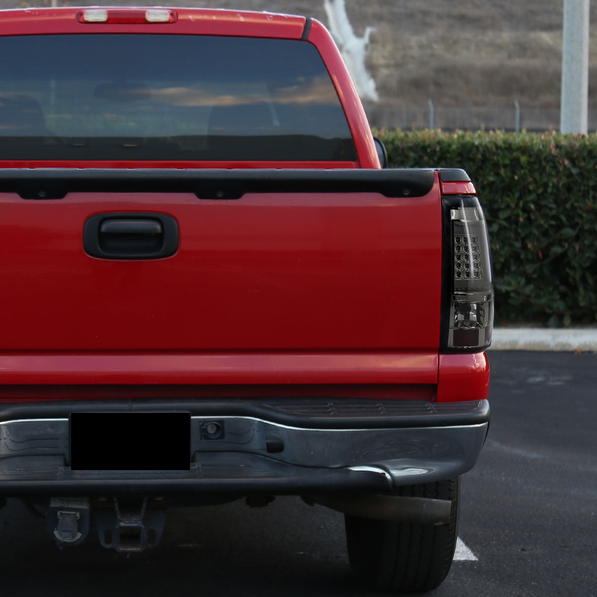 2003-2006 Chevrolet Silverado LED Tail Lights - G2 (Chrome Housing/Smoked Lens)