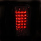 2003-2006 Chevrolet Silverado LED Tail Lights (Chrome Housing/Smoked Lens)