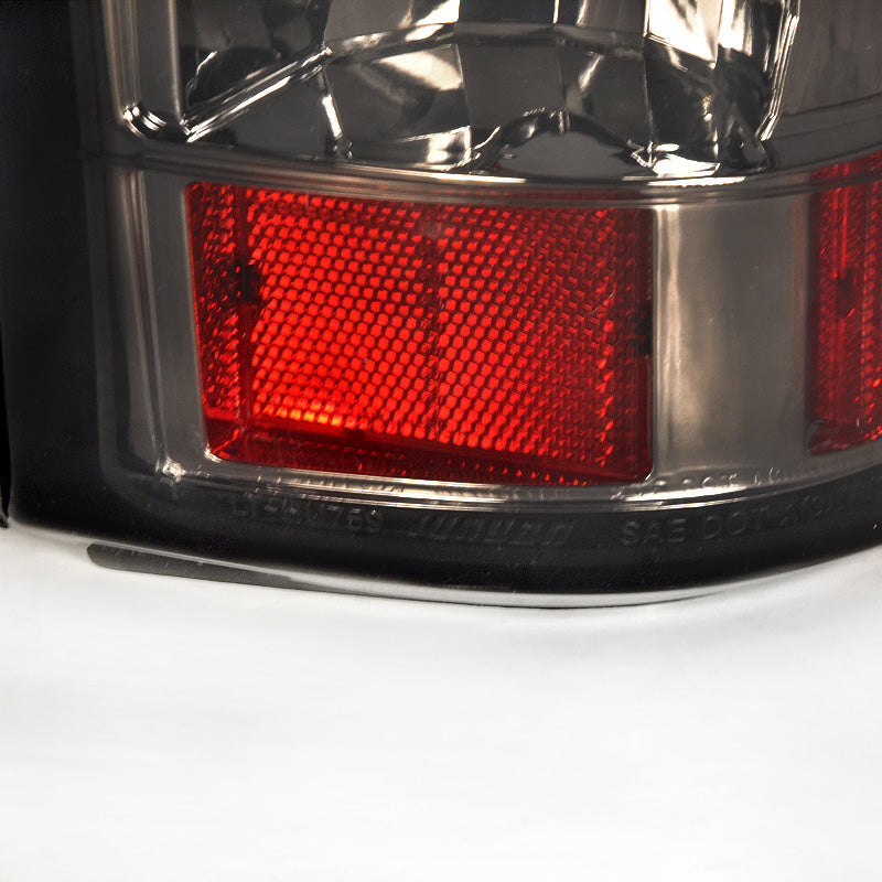 2003-2006 Chevrolet Silverado LED Tail Lights (Chrome Housing/Smoked Lens)