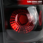 2003-2006 Chevrolet Silverado Tail Lights (Matte Black Housing/Clear Lens)