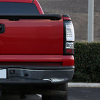 2003-2006 Chevrolet Silverado LED Tail Lights - G2 (Matte Black Housing/Clear Lens)