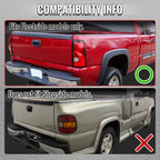 2003-2006 Chevrolet Silverado 1500 2500 3500 LED Bar Tail Lights (Black Housing / Clear Lens)