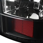 2003-2006 Chevrolet Silverado V2 LED Tail Lights (Matte Black Housing/Clear Lens)