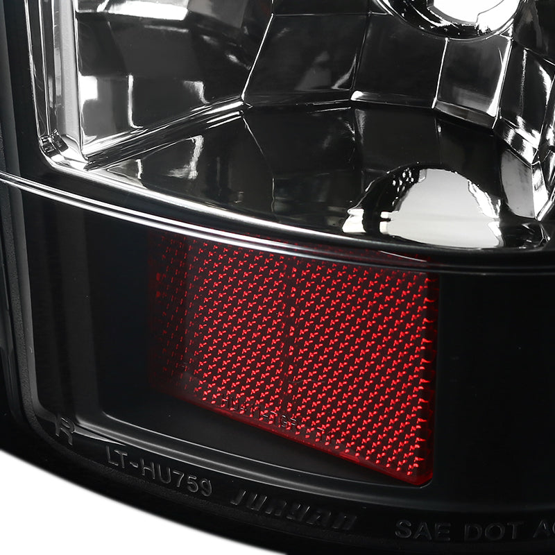 2003-2006 Chevrolet Silverado V2 LED Tail Lights (Matte Black Housing/Clear Lens)