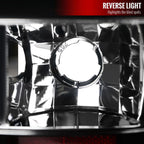 2003-2006 Chevrolet Silverado Red C Bar LED Tail Lights - G2 (Black Housing/Clear Lens)