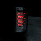 2007-2014 Chevrolet Silverado 1500 2500HD 3500HD LED Tail Lights (Chrome Housing/Clear Lens)