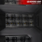 2007-2013 Chevrolet Silverado 1500/ 2007-2014 Silverado 2500HD/3500HD LED Tail Lights with White LED Bar (Chrome Housing/Smoked Lens)