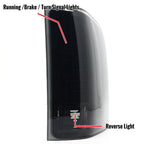 2007-2014 Chevrolet Silverado LED Tail Lights - OZ (Chrome Housing/Smoked Lens)