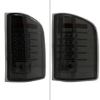 2007-2014 Chevrolet Silverado 1500 2500HD 3500HD LED Tail Lights (Chrome Housing/Smoked Lens)
