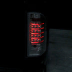 2007-2014 Chevrolet Silverado 1500 2500HD 3500HD LED Tail Lights (Chrome Housing/Smoked Lens)