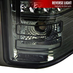 2007-2014 Chevrolet Silverado 1500 2500HD 3500HD LED Tail Lights (Chrome Housing/Smoked Lens)