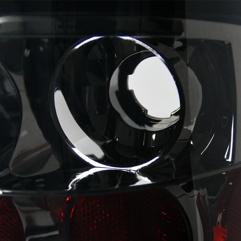 2007-2014 Chevrolet Silverado LED Tail Lights (Chrome Housing/Smoked Lens)