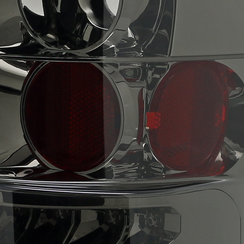 2007-2014 Chevrolet Silverado LED Tail Lights (Chrome Housing/Smoked Lens)