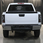 2007-2013 Chevrolet Silverado 1500/ 2007-2014 Silverado 2500HD/3500HD LED Tail Lights with White LED Bar (Matte Black Housing/Clear Lens)