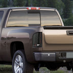 2007-2014 Chevrolet Silverado LED Tail Lights - OZ (Matte Black Housing/Clear Lens)