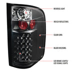 2007-2014 Chevrolet Silverado V2 LED Tail Lights (Matte Black Housing/Clear Lens)