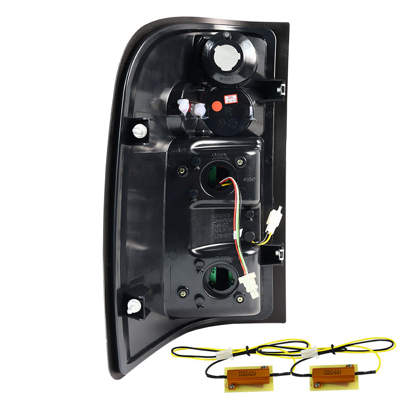 2007-2014 Chevrolet Silverado V2 LED Tail Lights (Matte Black Housing/Clear Lens)