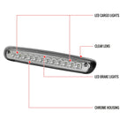 2007-2012 Chevrolet Silverado/ GMC Sierra LED 3rd Brake Light (Chrome Housing/Clear Lens)